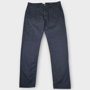 Flint and Tinder 365‎ Pants 34x32  Navy Blue Slim Fit Stretch Chino Huckberry